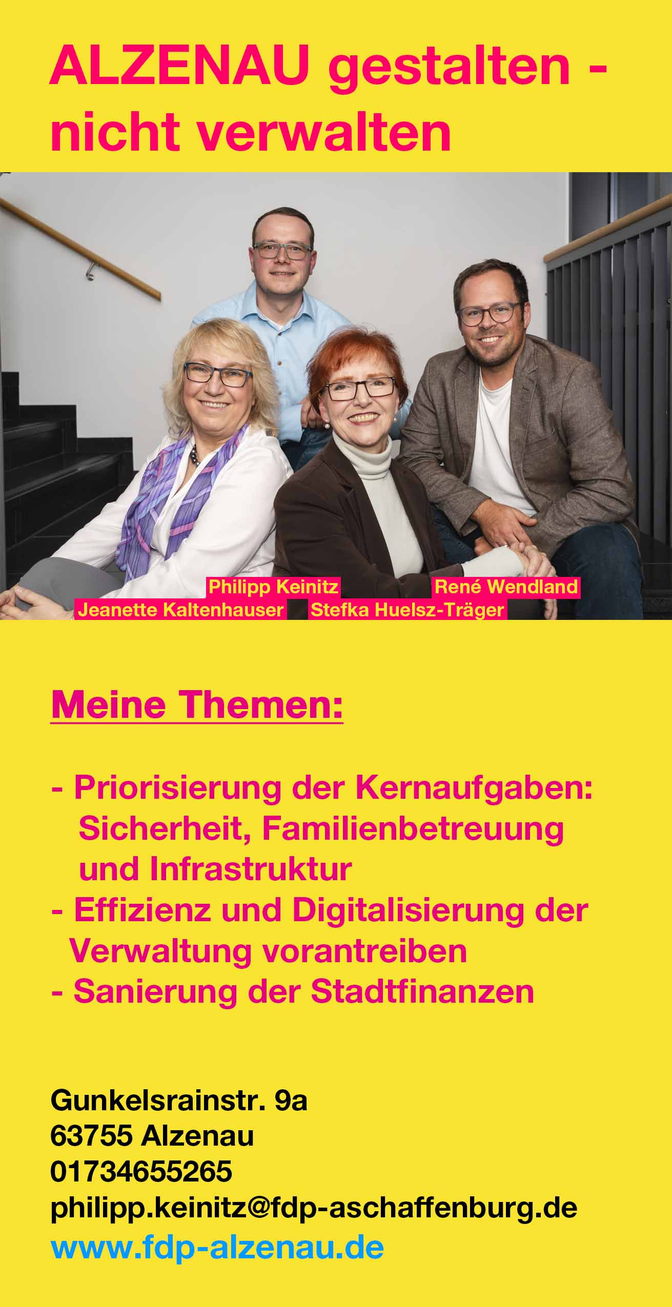 Flyerrückseite von Philipp