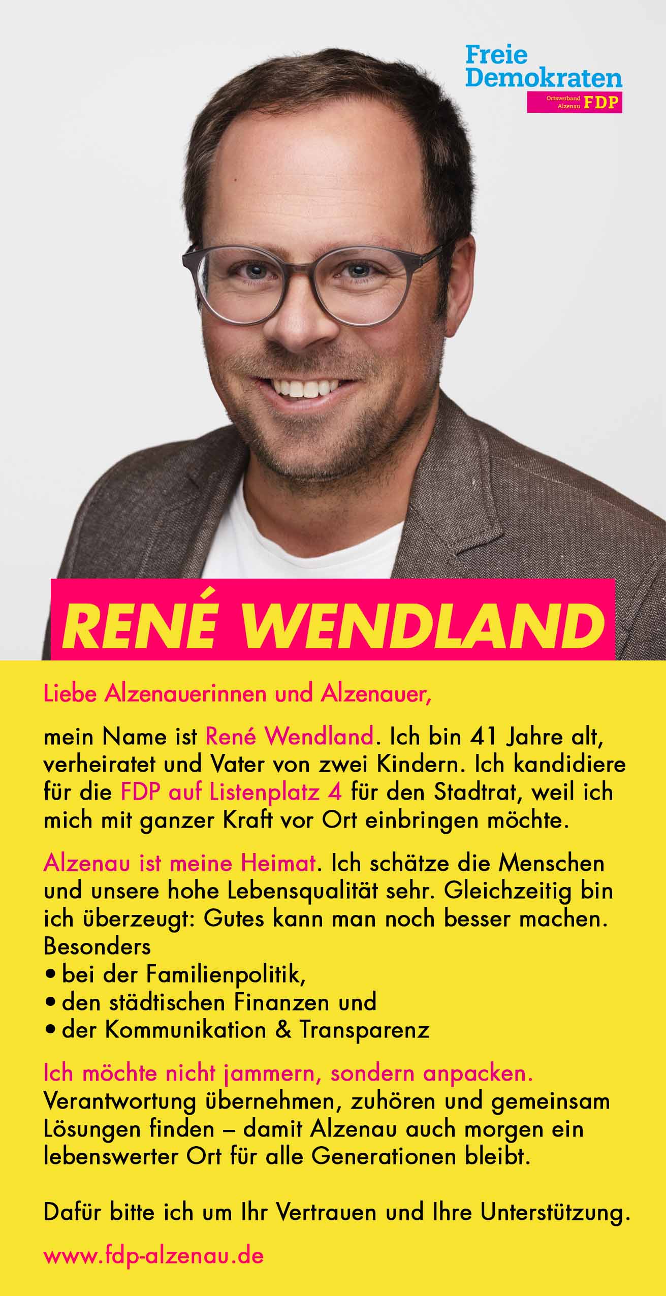 Flyer von René