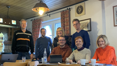 FDP Ortsvorstand bei der Klausur